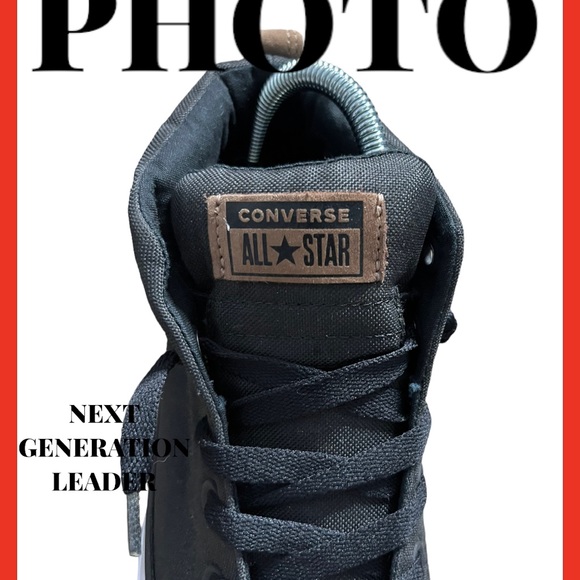 Rare*Converse all star gym shoes mens Size 7 high top - Picture 7 of 13